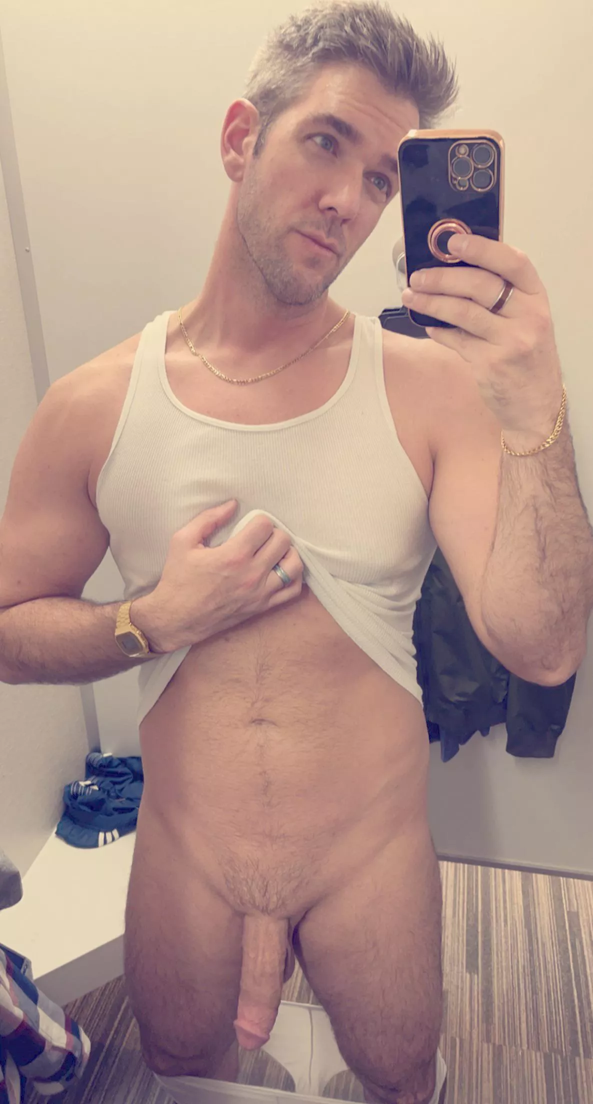 Changing room fun.