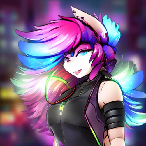 Cyberpunk bike mice [By me]