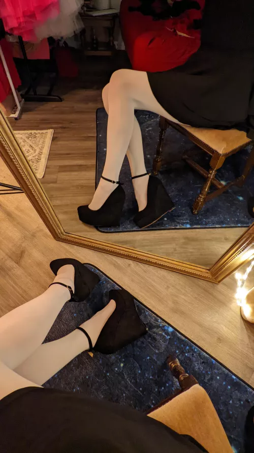 Do you like my white tights?