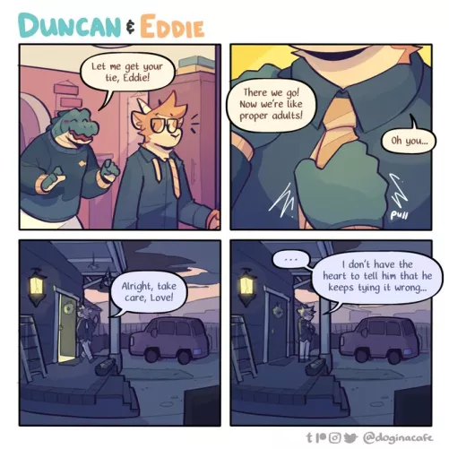 Duncan and Eddie (chervil/doginacafe)