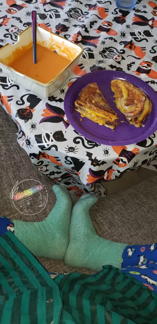 (F) Fuzzy socks and soul food! Who is with me!?