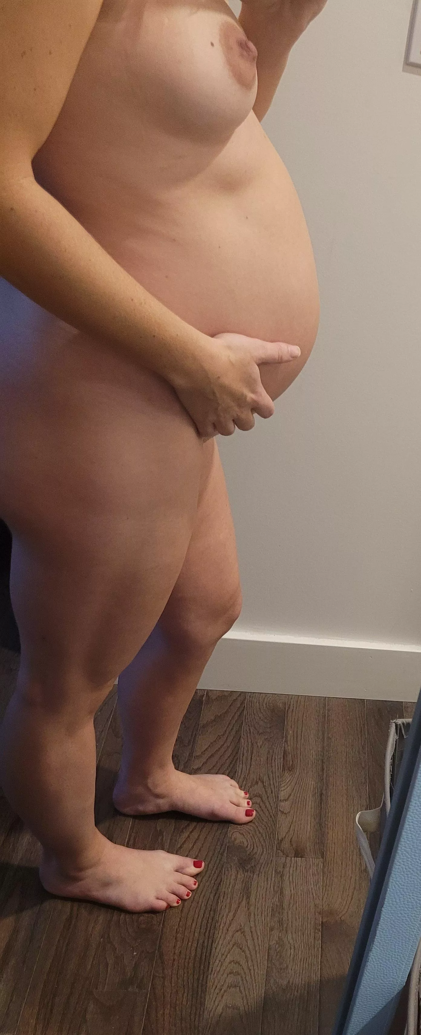 Feeling big, but feeling so sexy and horny...