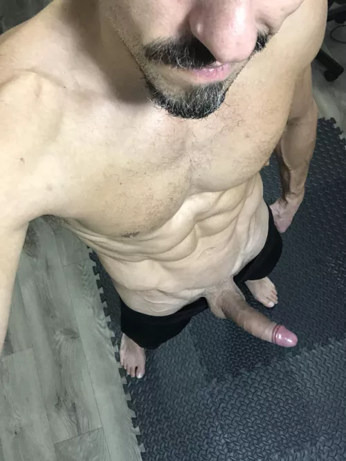 Floor mats are all I need for [m]y workouts.