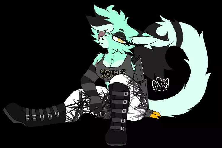 Fluffy but dripped out (I love her)