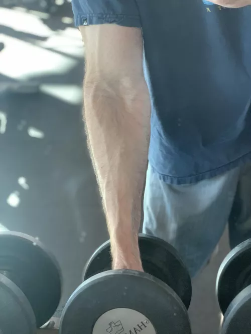 Getting veins at the gym