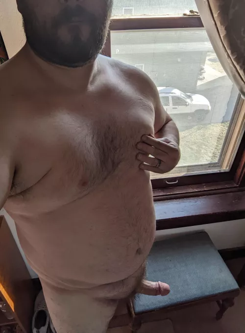 Giving the neighbors a show this morning😉