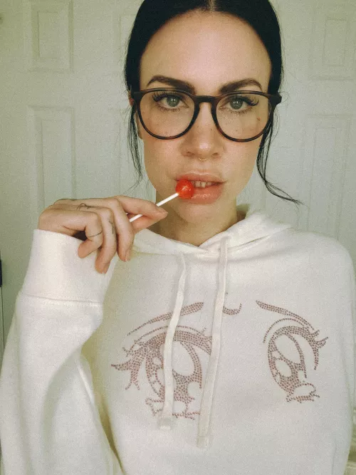 Having a sucker because I’m sad today…cheer me up?