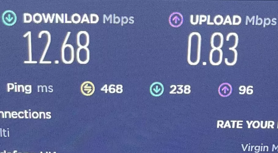 Help please! Why has my internet suddenly gone so bad!? Upload speed used to be around 20mbps & I could stream easily. Now it’s not even reaching 1mbps & I can’t play games or stream