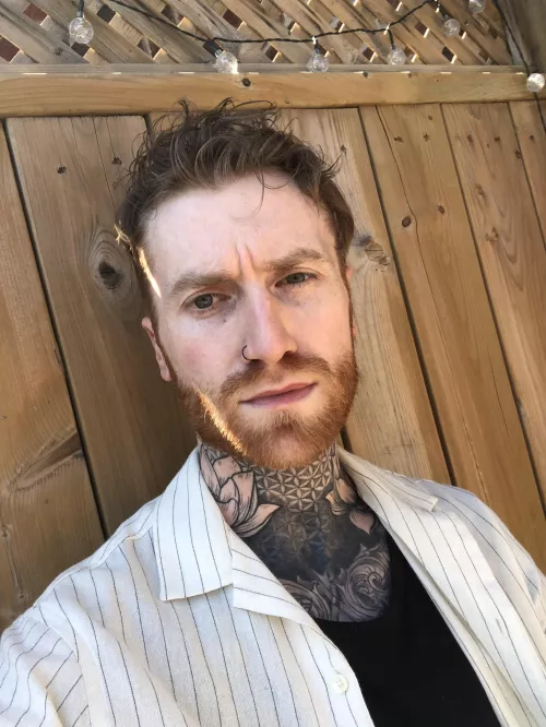 Hi I’m Graeme I’m new to this whole Reddit thing. I love tattoos, motorcycles and my baby boy ❤️#beard#motorcycles#tattoos#ginger