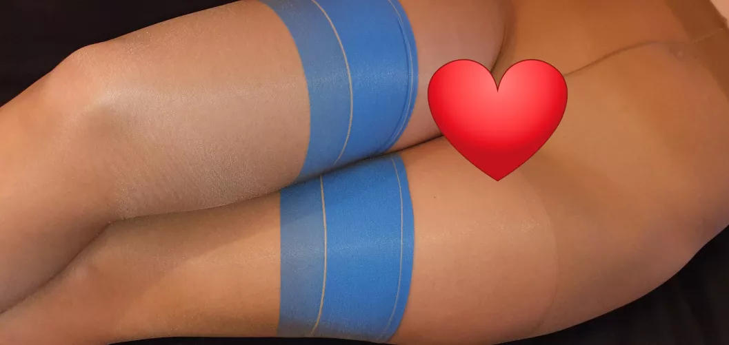 Hope you like stockings with pantyhose and no panties..