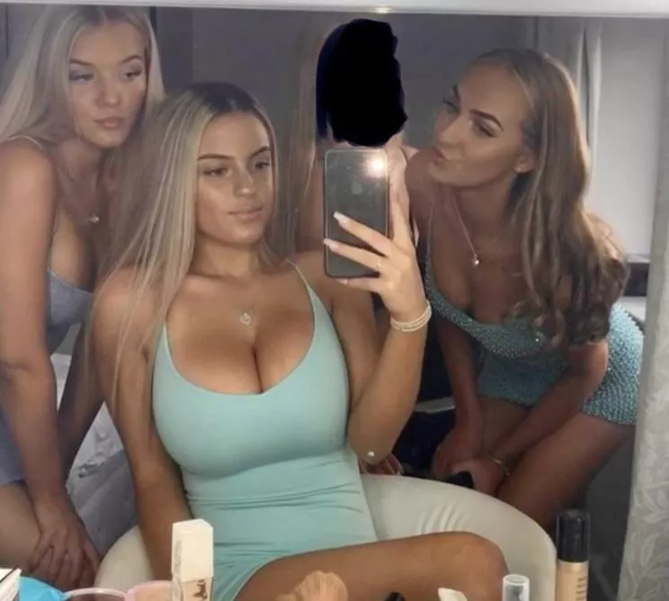 Hot busty blonde and her jealous friends…