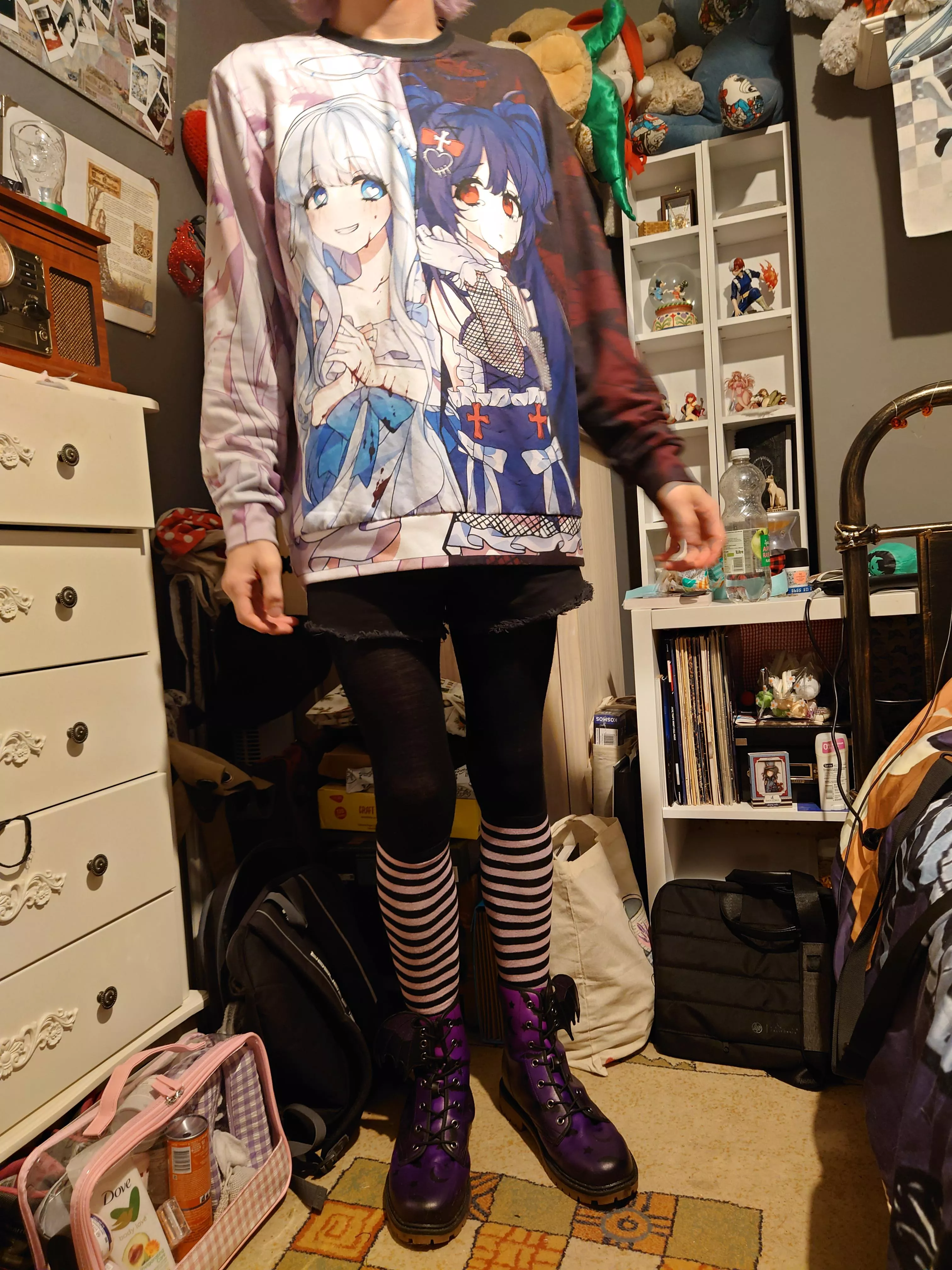 I know it's not much but I felt so good about it... Actually went out to the cinema at the weekend like this!!