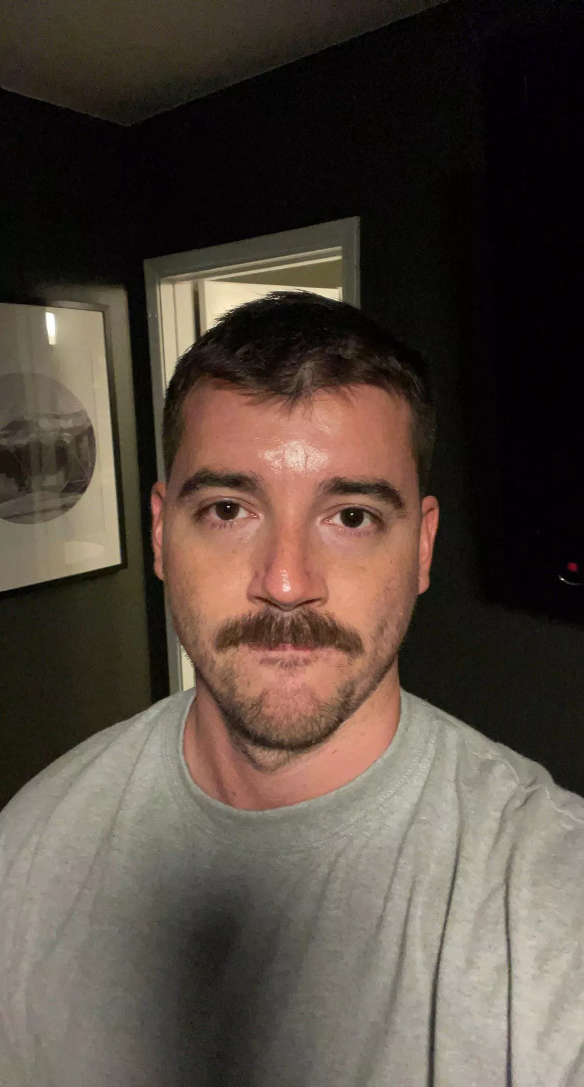 I still look like a grown man with my mustache. How old do I look?