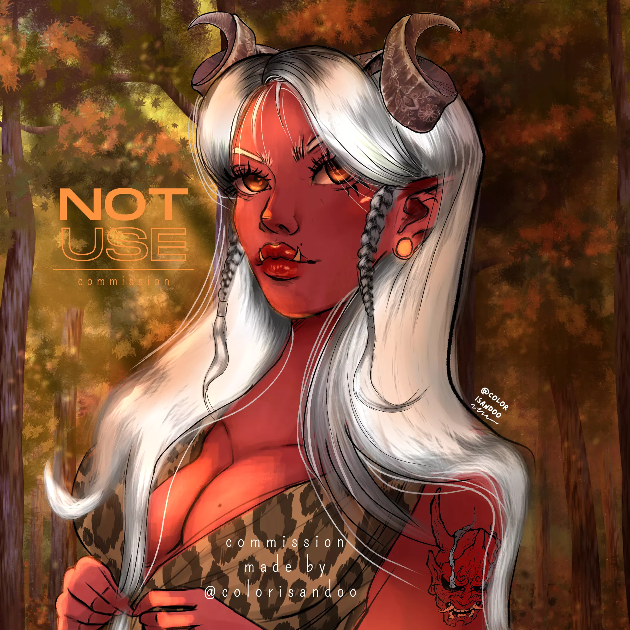 icon orc girl ♡ (art made by me)