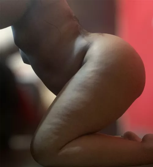 In position to be fucked by white cocks