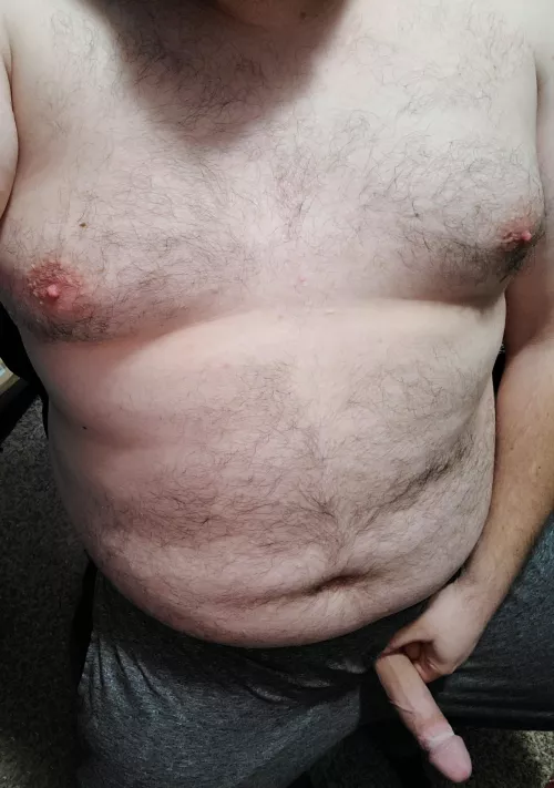 It's too cold to take my pants off. Just fuck me like this.