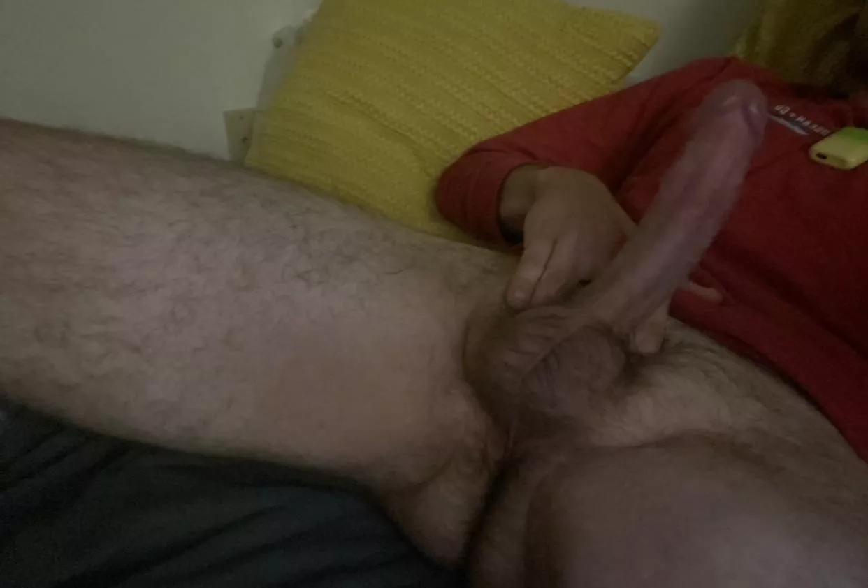 ive been edging for hours, my cock is starting to get heavy