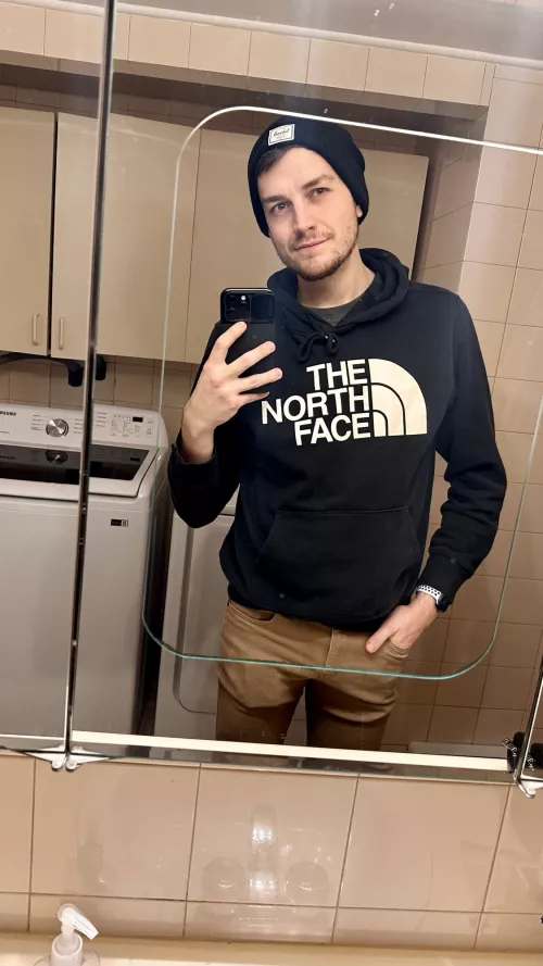 I’ve been wearing a beanie lately and I kind of enjoy it!