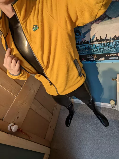 Latex under a warm fleece