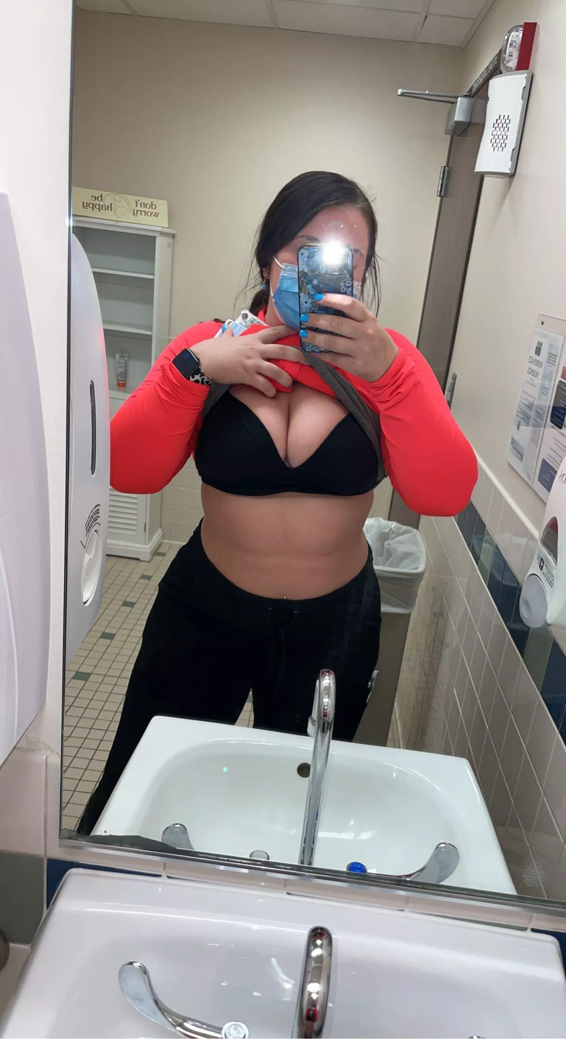 much needed bathroom break