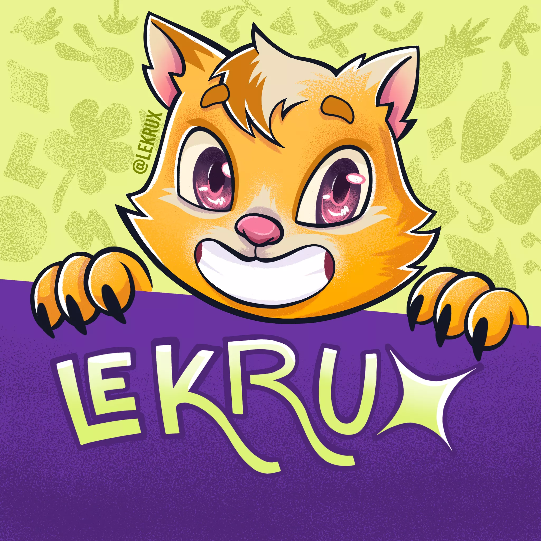 Myself as a Furry to promote my new furry-art instagram: @LeKrux