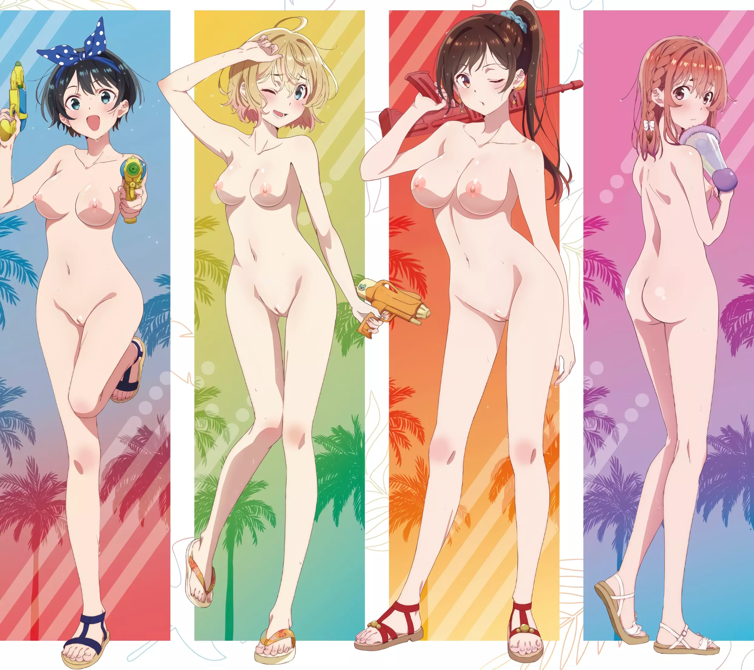 Ruka, Mami, Chizuru, Sumi Pick A Rent A GF For A Day ?