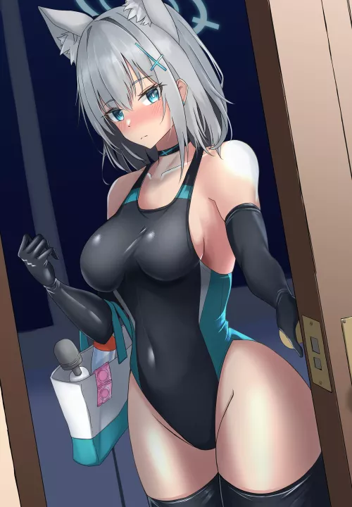 Shiroko Cumming Over For A Long Night (Core1013) [Blue Archive]