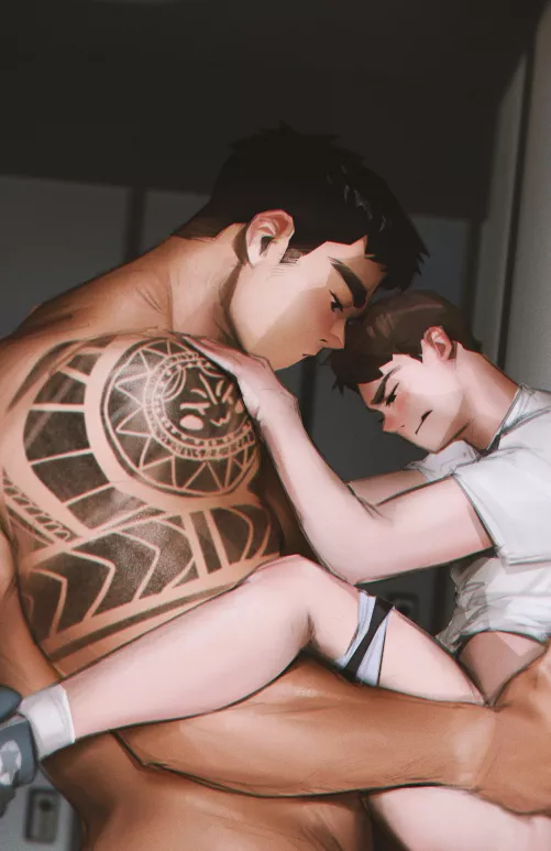 Sorry mom, i'm a fujoshi! 🤤 (Illustration by @hoonzino on twitter)