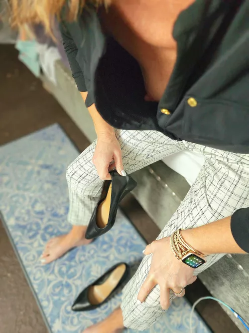 Thanks for finding my shoe.