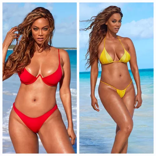 Tyra Banks and her curvy body has me feeling so bi