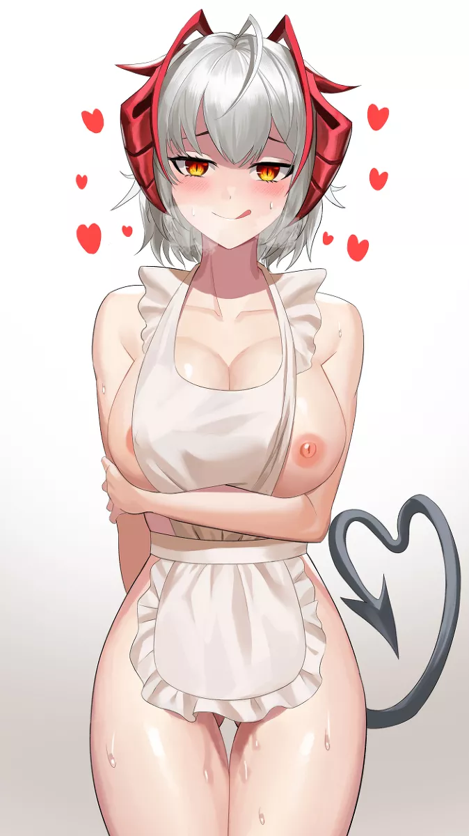 W Naked Apron