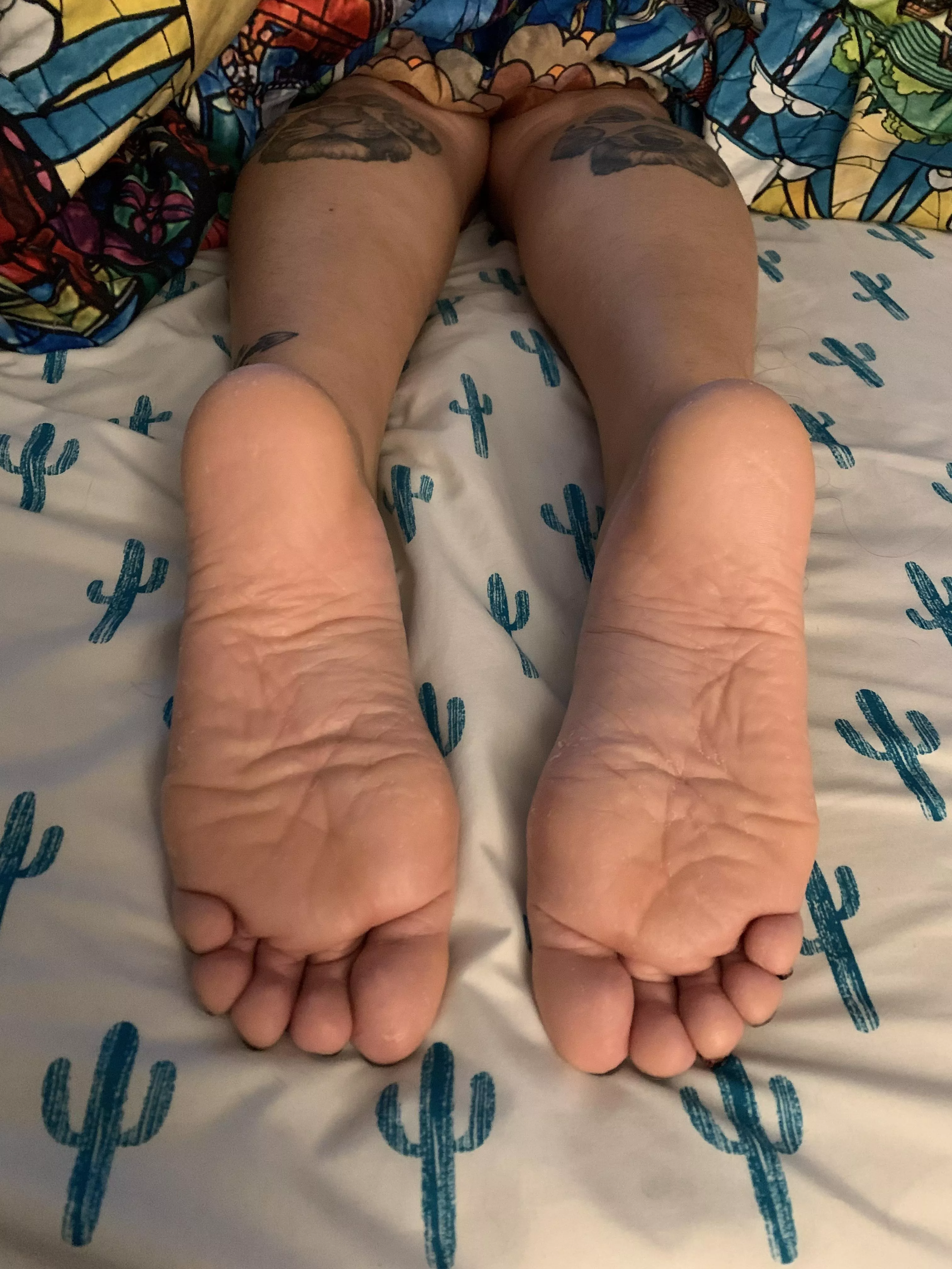 Wake my sleepy soles