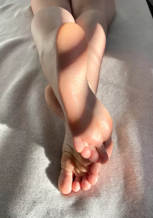 Wanna worship my soft soles?