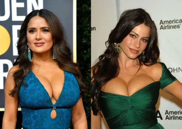 What is it about Latina milfs like Salma Hayek and Sofia Vergara that makes them have amazing tits