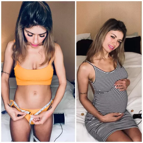 When you try to squeeze into your dress after you inflate with air and water … 🤰