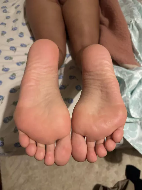 Would you cum on my soles tonight