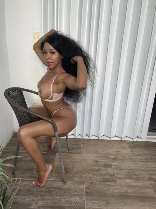 Would you let me sit on you like that?