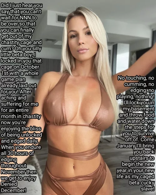 You thought that it was going to a fun and kinky month, turns out it's a new lifestyle!