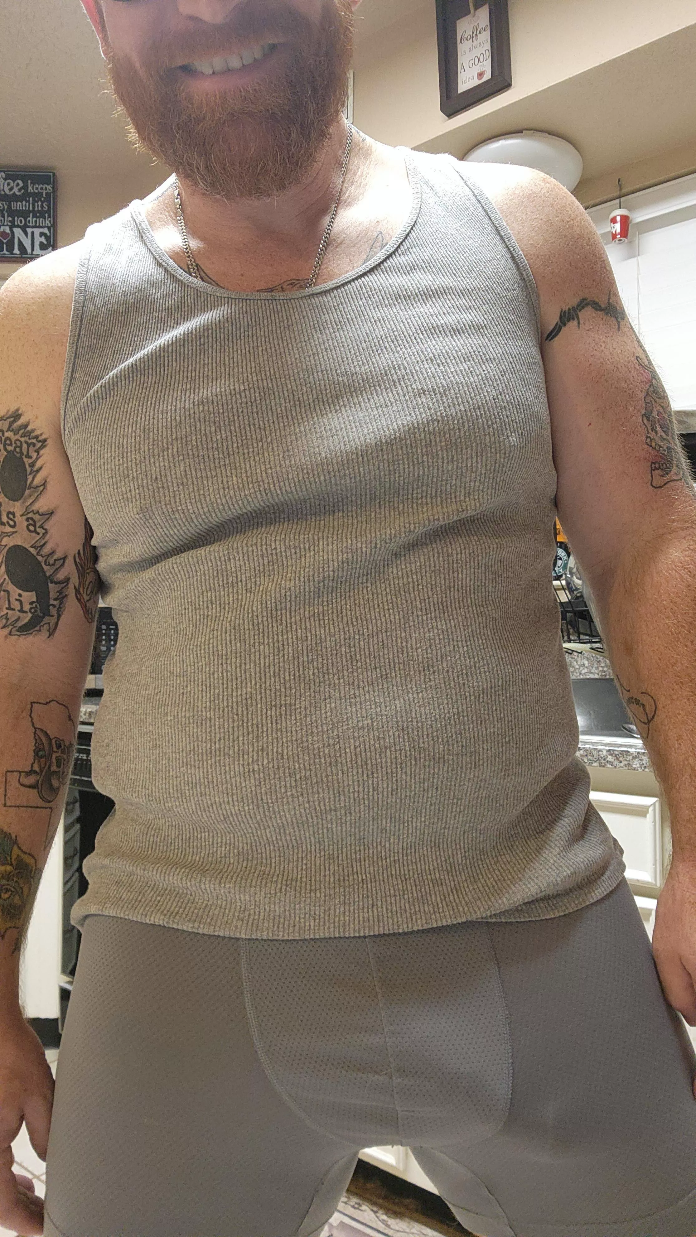 [42] Daddy has something for you in the kitchen.