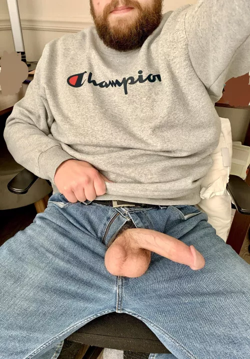 Alright, who is going to be the first one under my desk to suck me off?