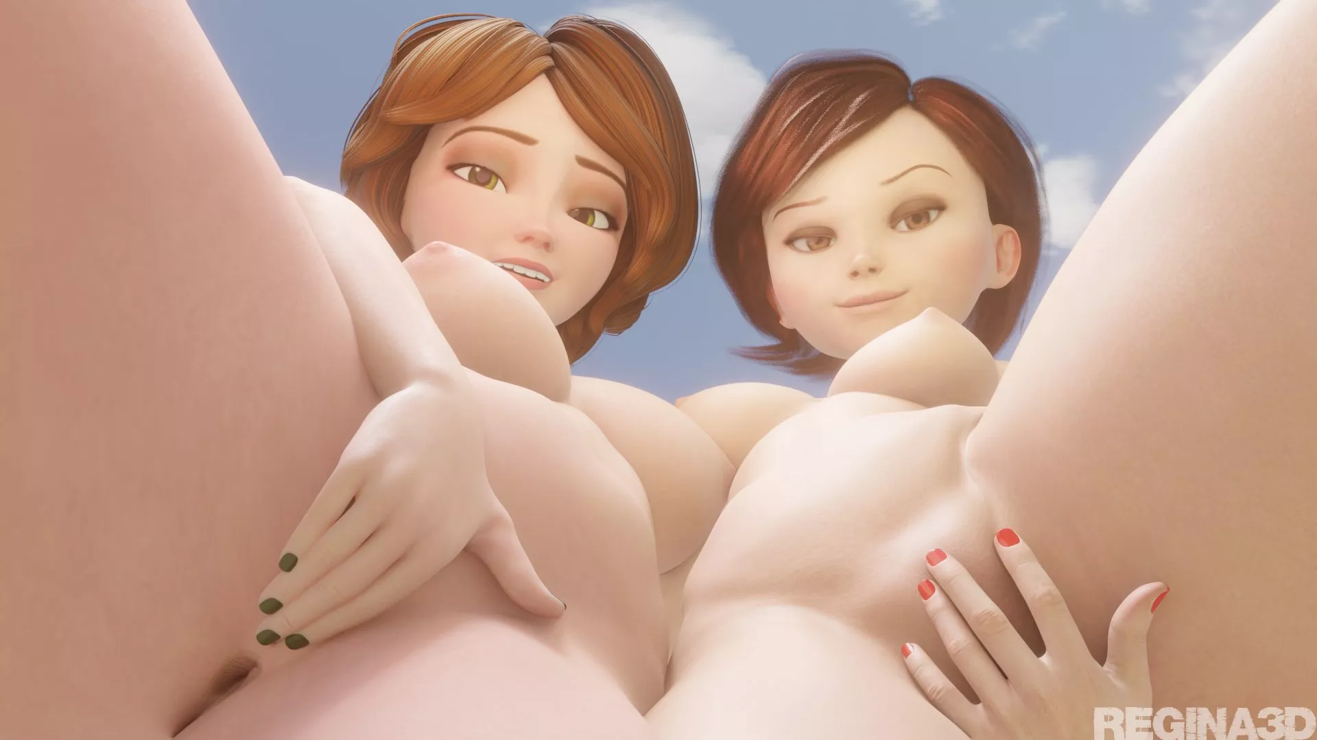 Aunt Cass & Helen Parr (REGINA3D)