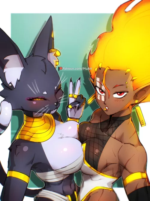 Bacardi and Zahra! (@MuArt242) [Dragon Ball]