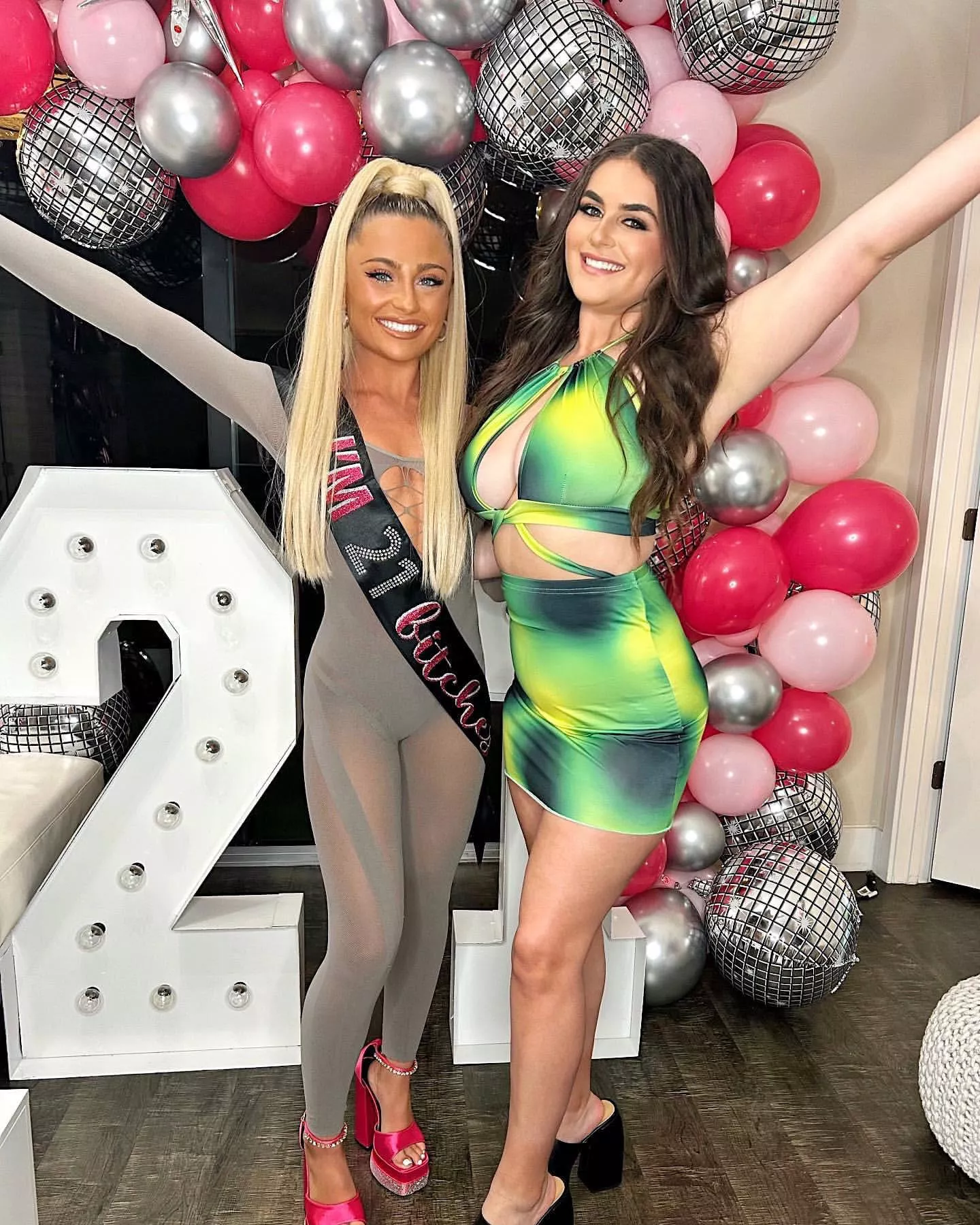 Birthday girl or her friend