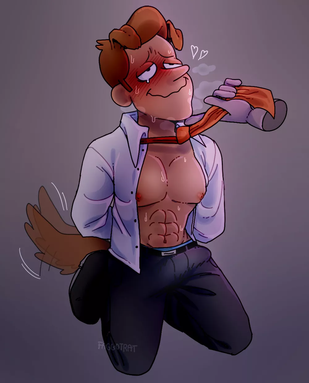 Brett Inside Jobs turned to a horny dog 🐶