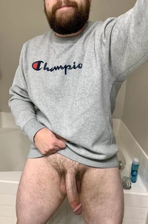 Can I walk around in only a crewneck all the time?