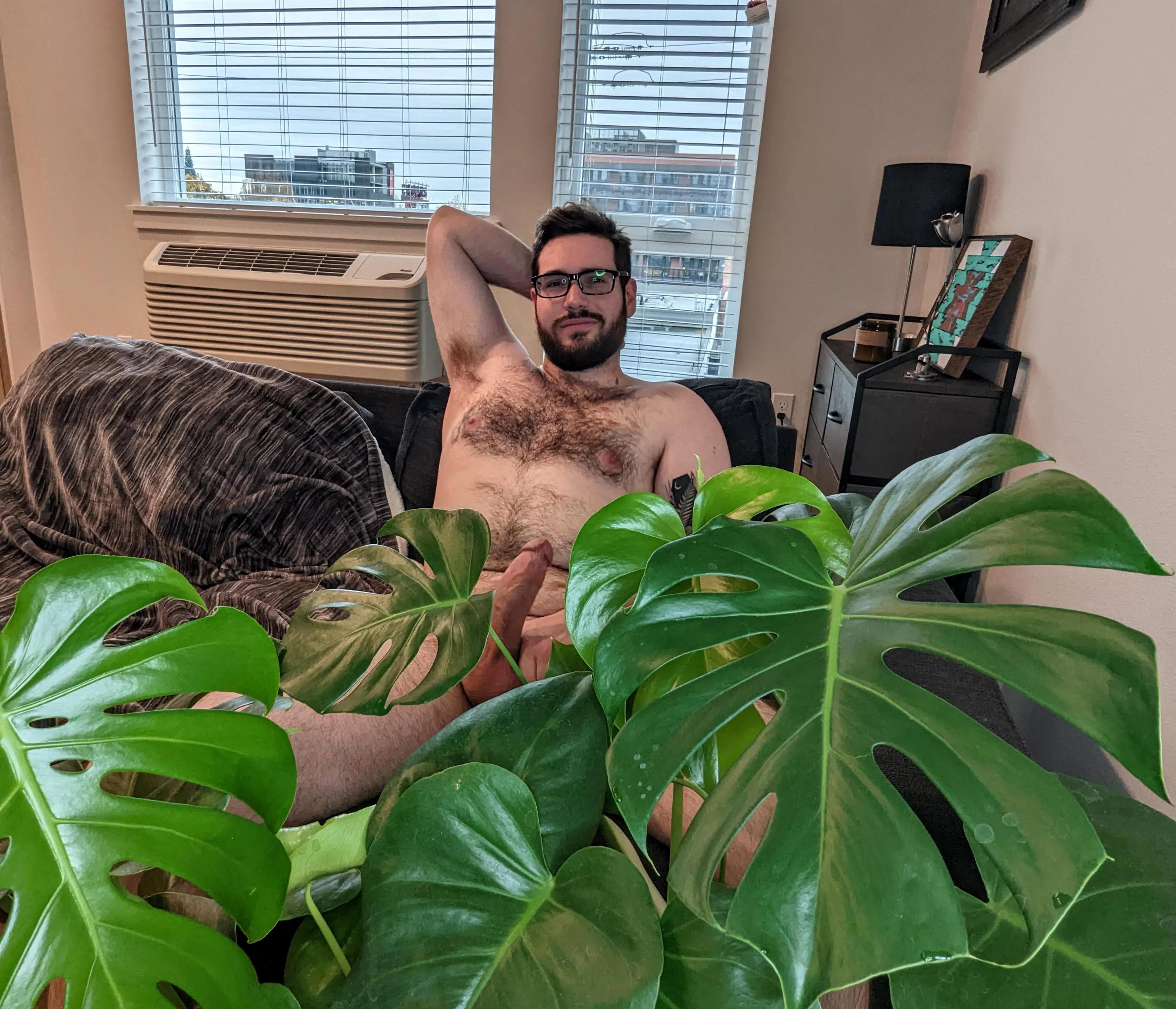 Can you tell I'm excited about my new Monstera?