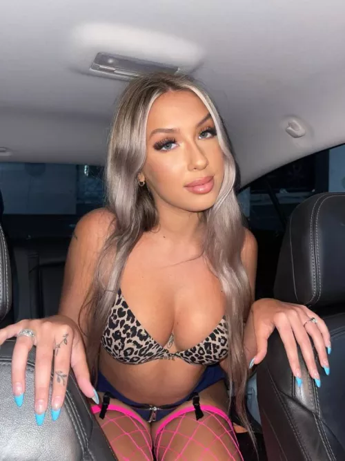 Come in the back seat I need to show you something