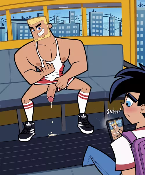 Danny Phantom: Baxter wants me to take a pic of him, I'm so confused !