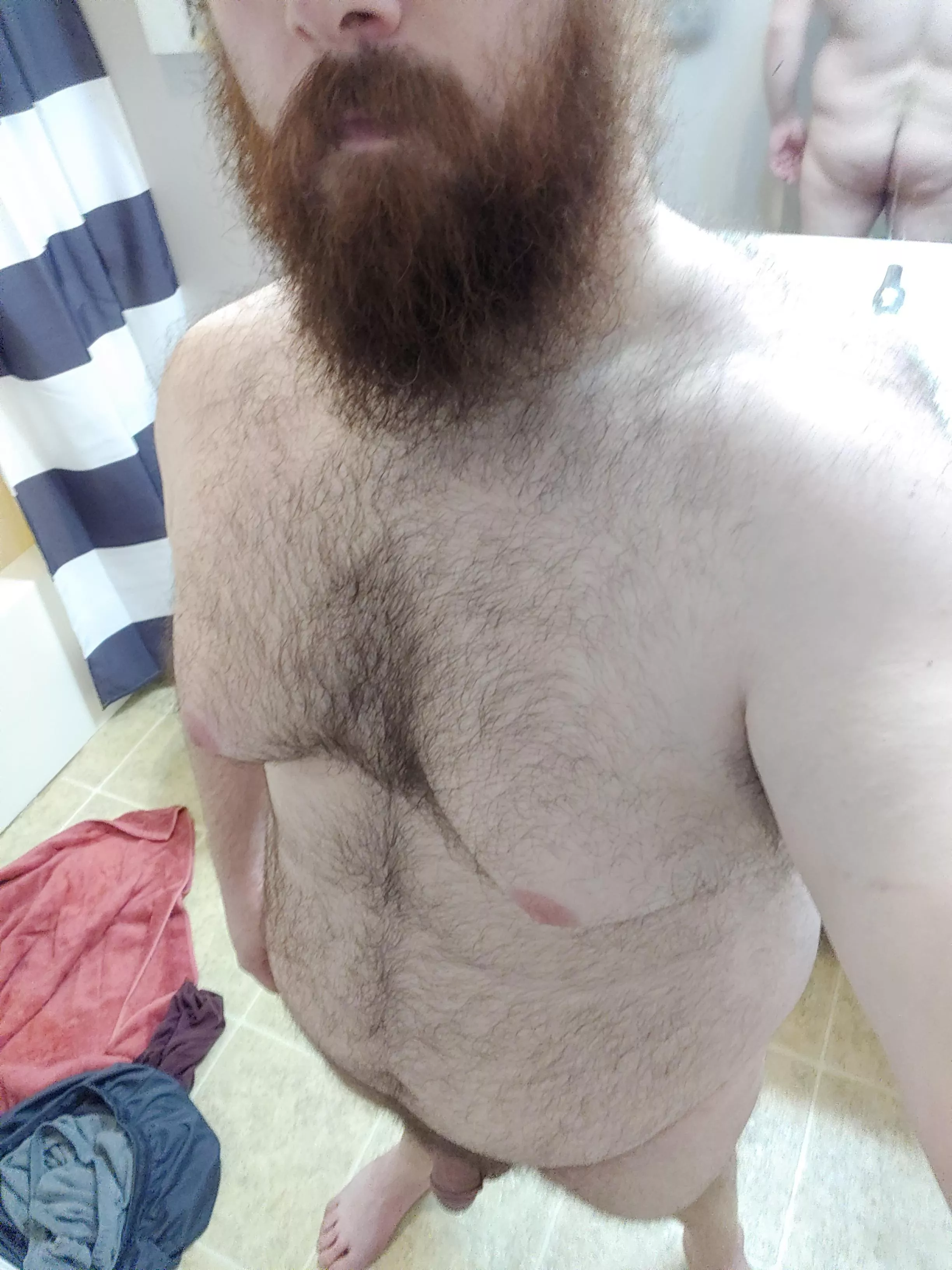 Freshly showered, time to get dirty again?