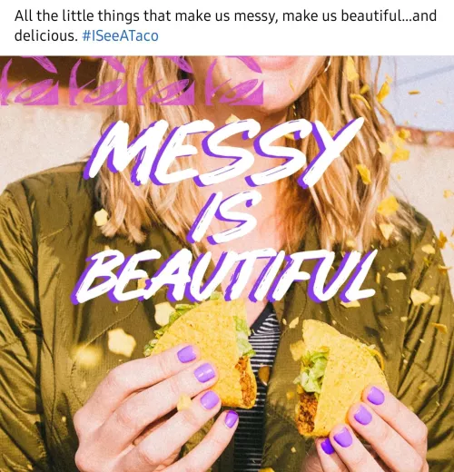 I know this is just an ad for Taco Bell, but I felt it resonated with our community!